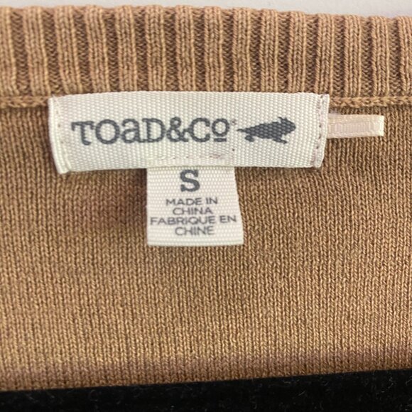 Toad&Co Women's Tan Sweater with Fringe - Picture 6 of 8